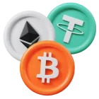 All cryptocurrencies are supported at Rich King Online Casino